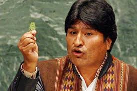 Evo Morales and coca at the UN