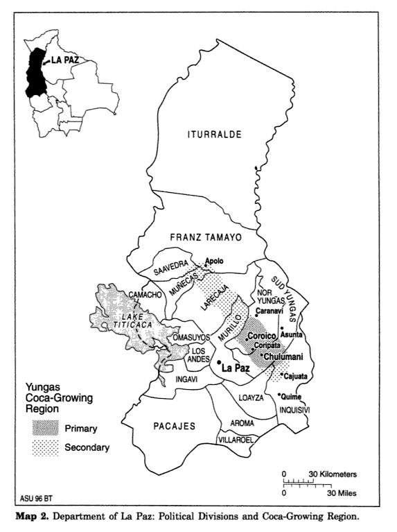 Yungas Map